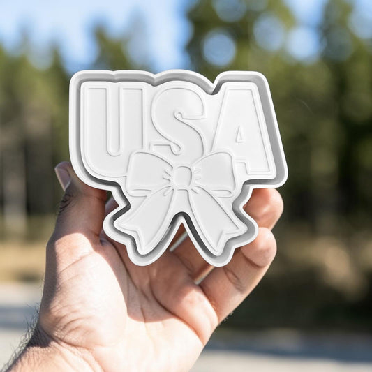 USA Bow Silicone Mold