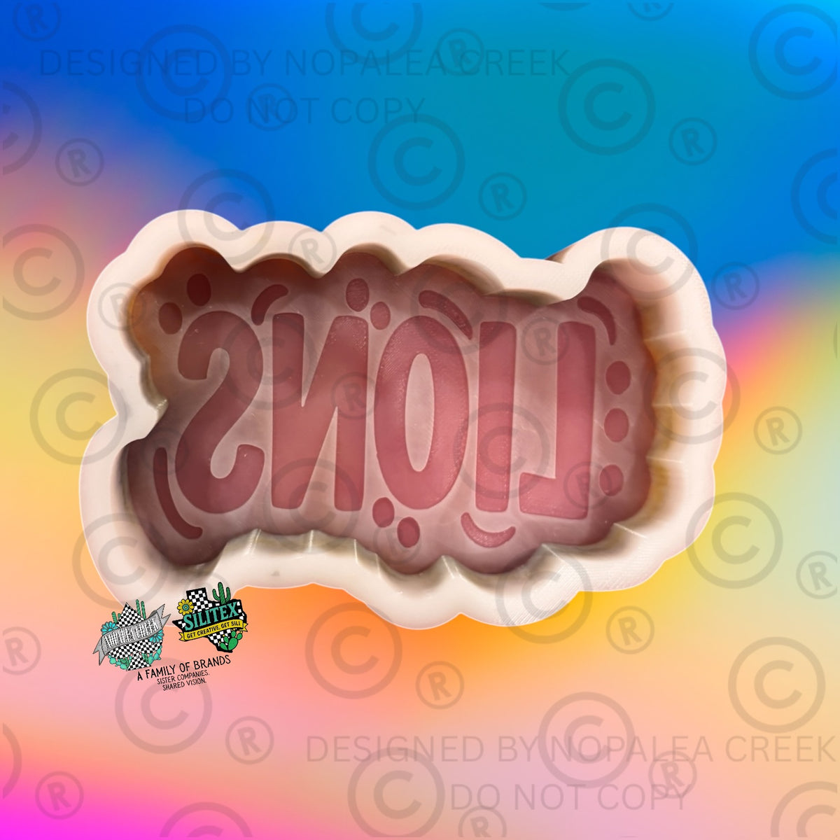 Retro Lions Silicone Mold
