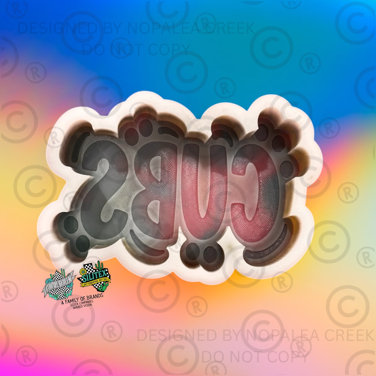 Retro Cubs Silicone Mold