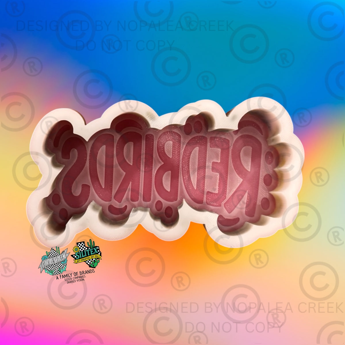 Retro Redbirds Silicone Mold