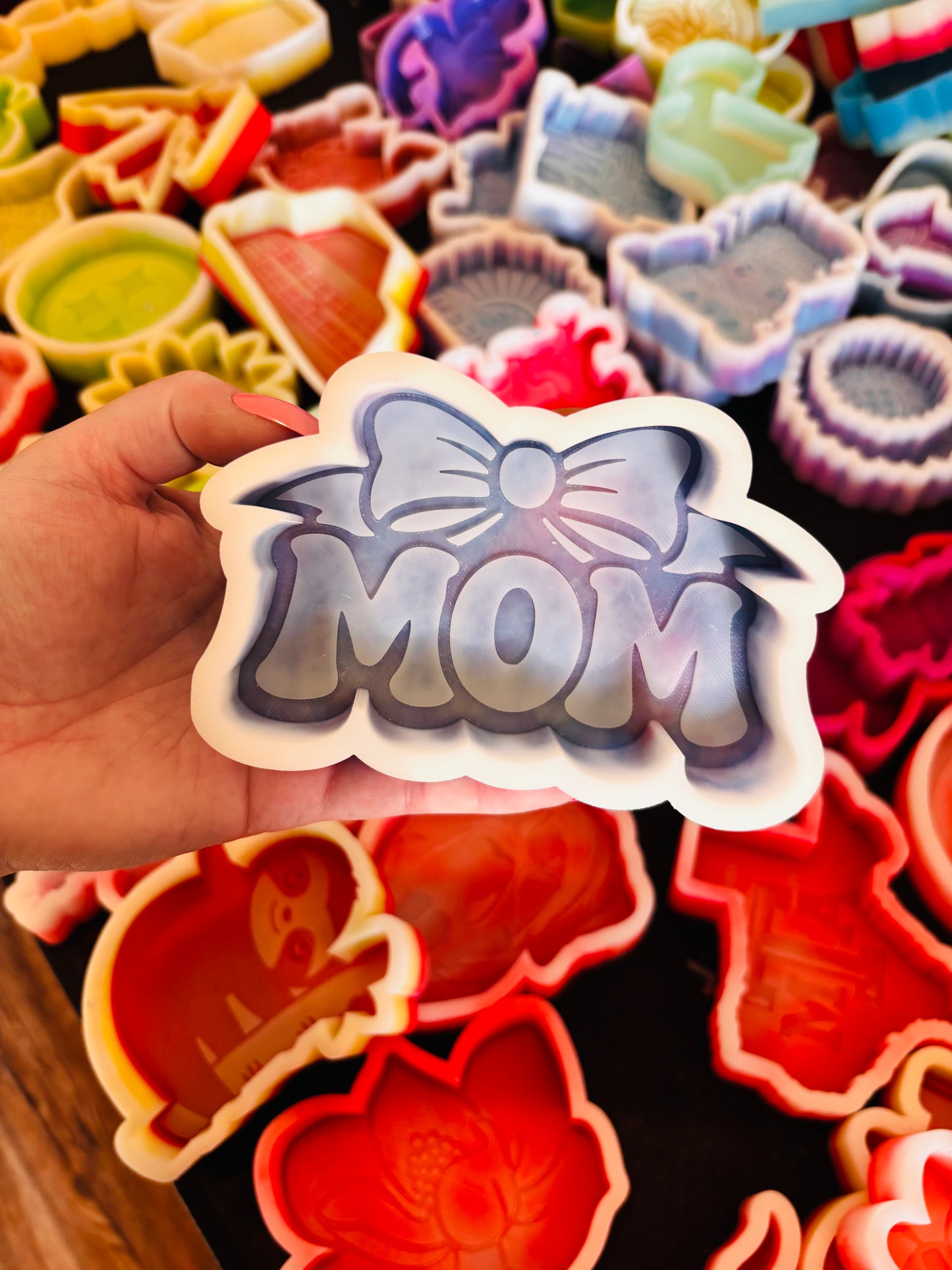 Mom Bow Silicone Mold