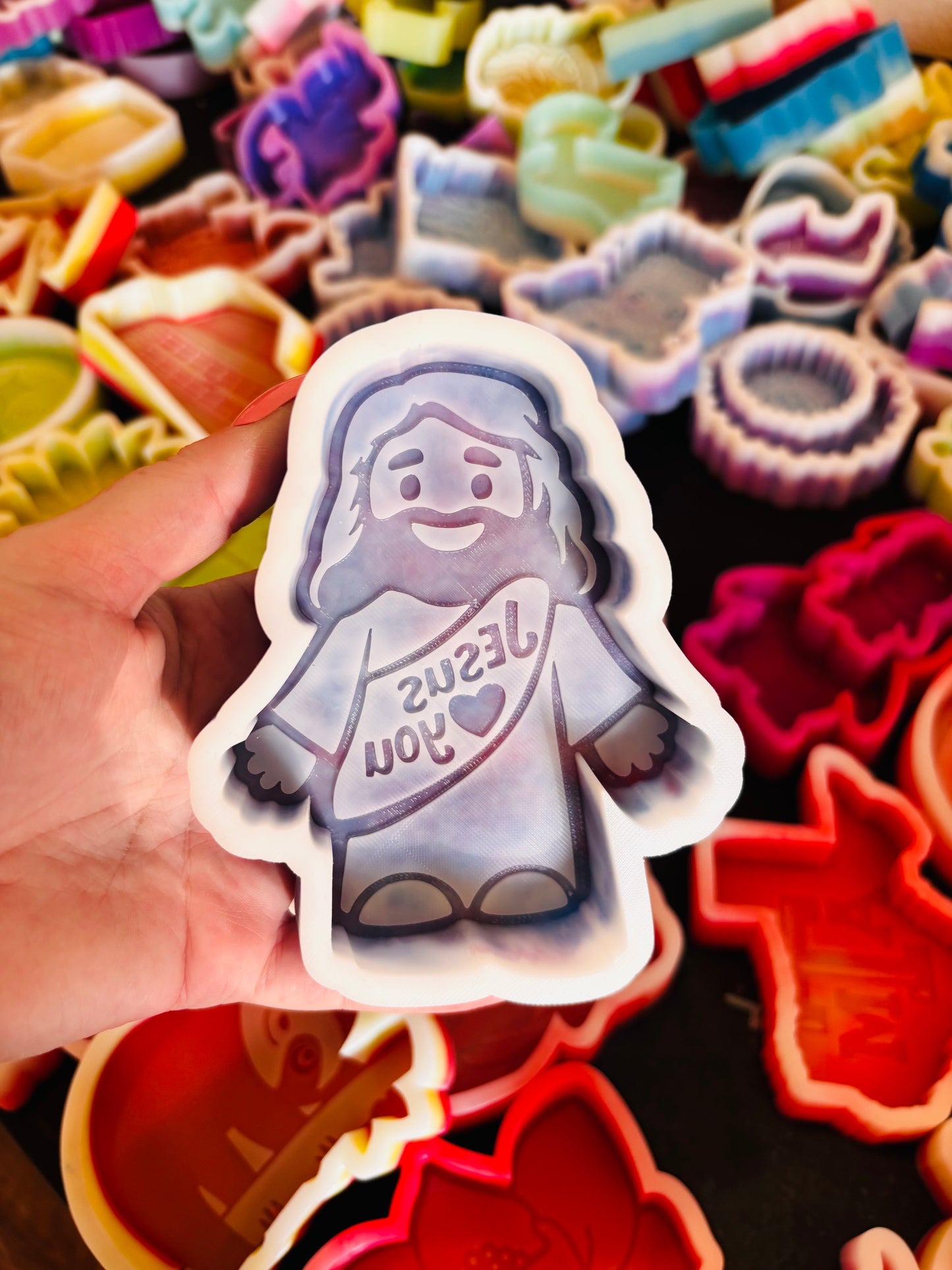 Jesus Loves You Silicone Mold