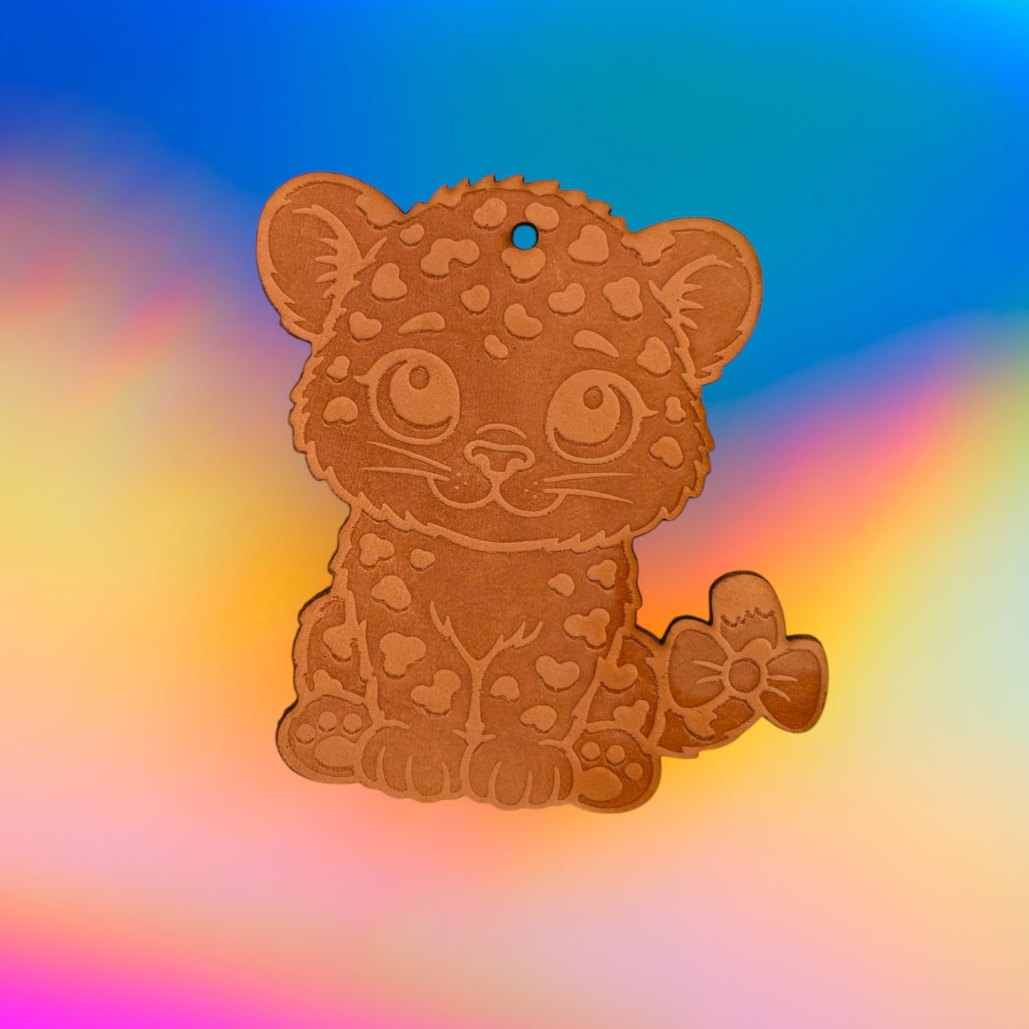 Little Cheetah Leather Vent