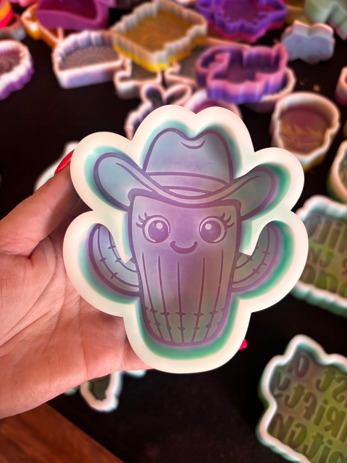 Cowgirl Cactus Silicone Mold