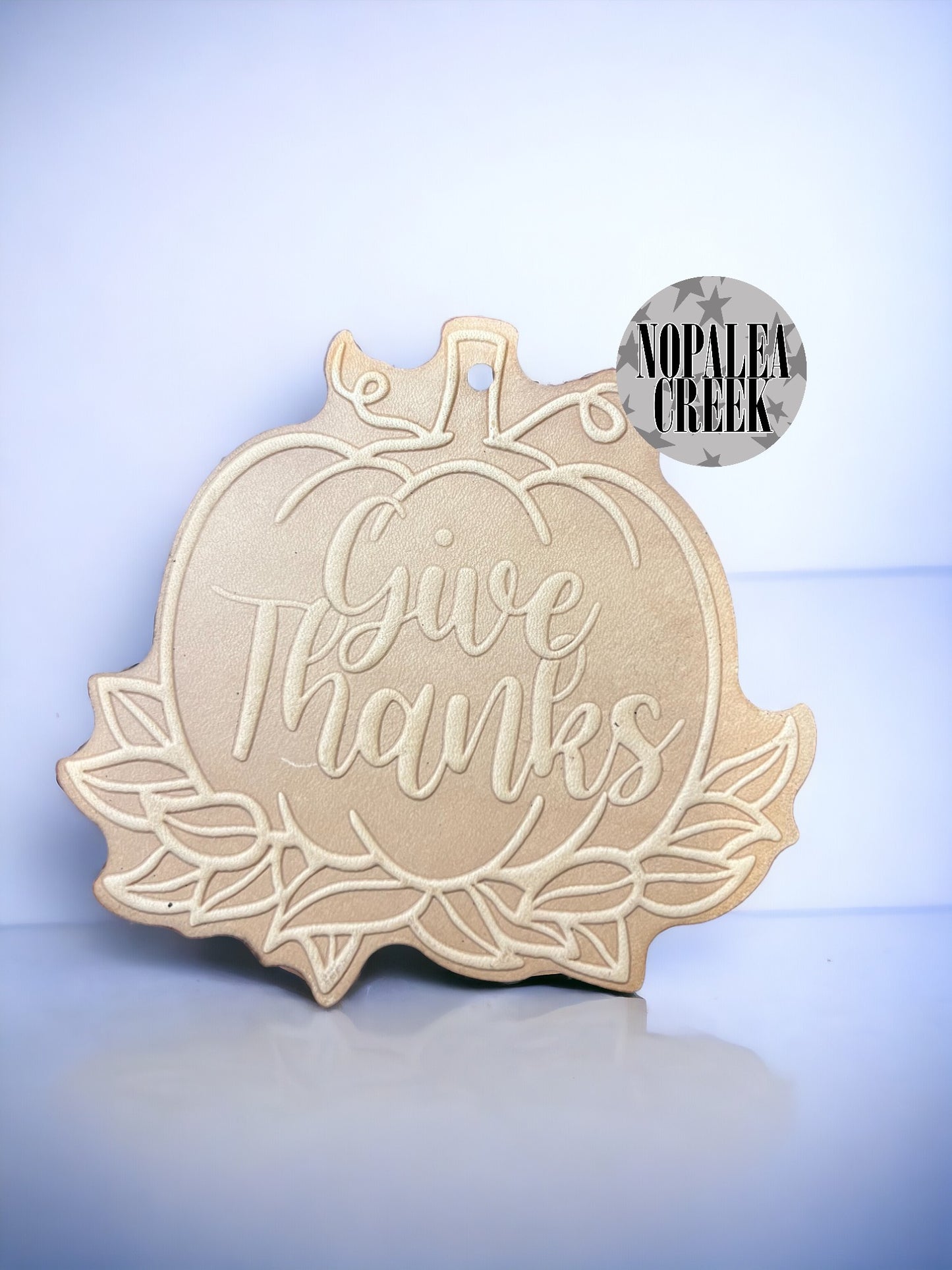 Give Thanks Pumpkin Leather Charms (SET OF 4)