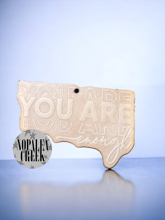You are Enough Leather Charms (SET OF 4)