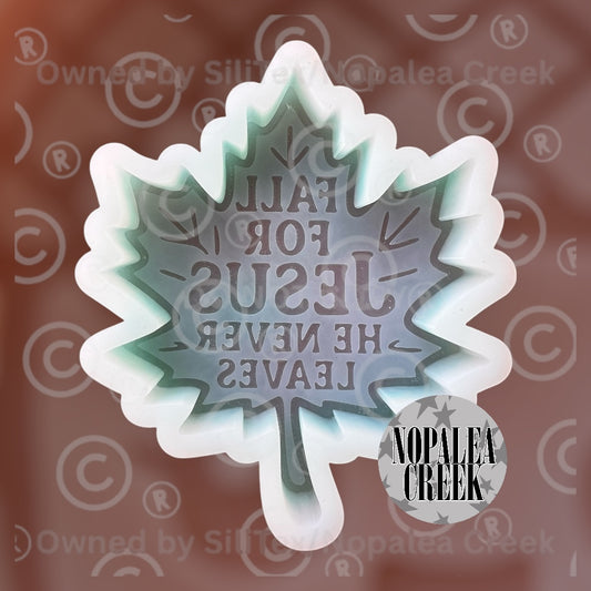 Fall for Jesus Leaf Silicone Mold©