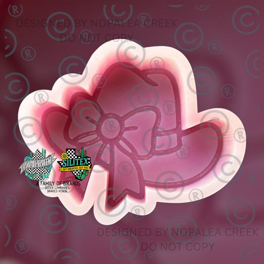 Cowboy Hat & Bow Silicone Mold©