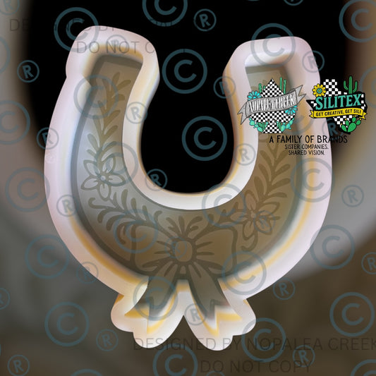 Tooled Horseshoe Bow Silicone Mold©