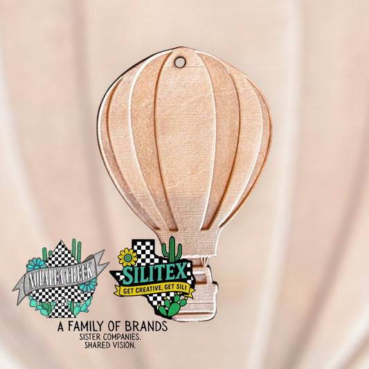 Hot Air Balloon Leather Charms (SET OF 4)