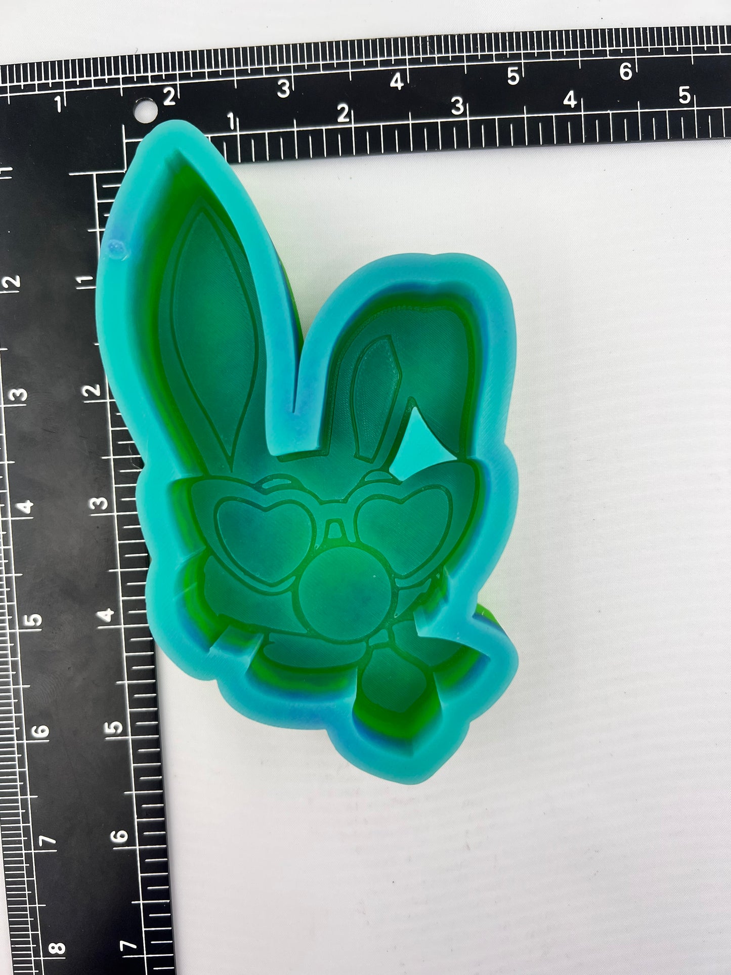 Retro Bubble Gum Bunny Silicone Mold