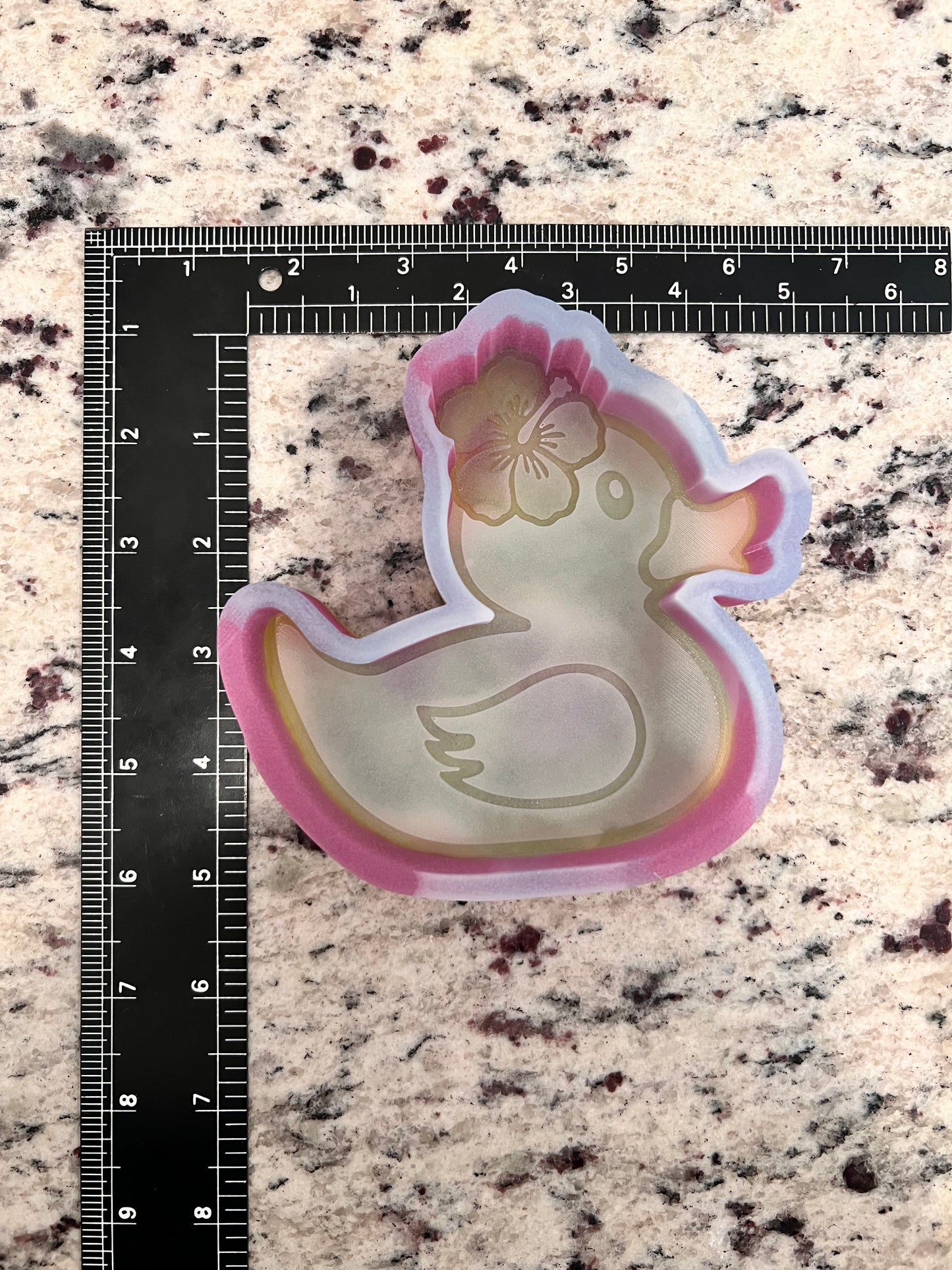 Hibiscus Duck Silicone Mold