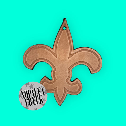 Fleur de Lis 1 Leather Charms (SET OF 4)