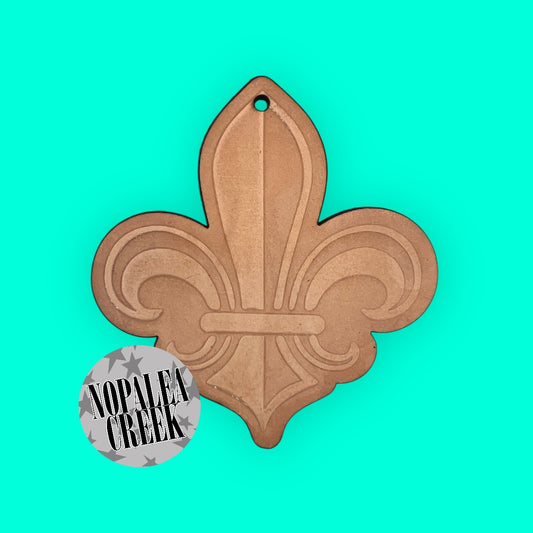 Fleur de Lis 2 Leather Charms (SET OF 4)