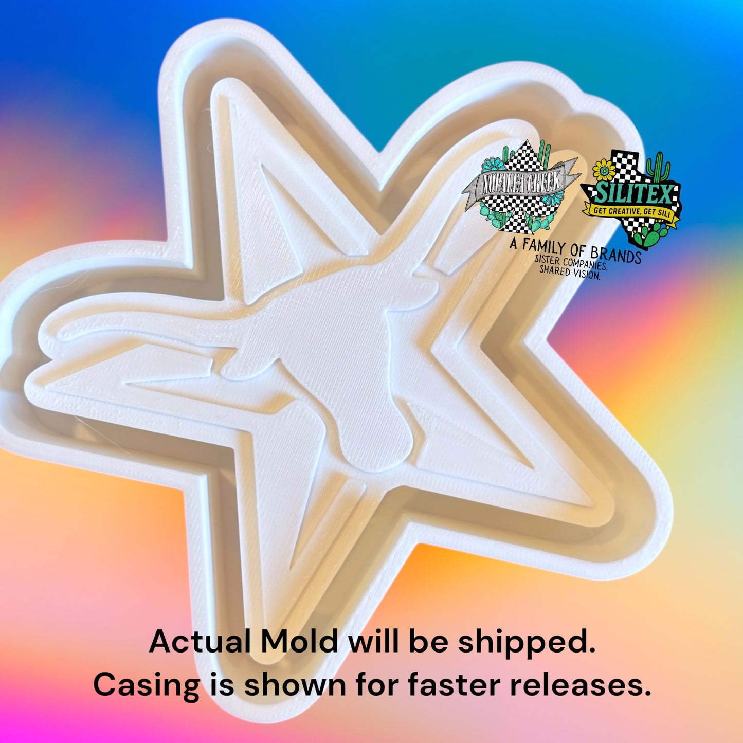 Texas Lonestar Cattle Silicone Mold