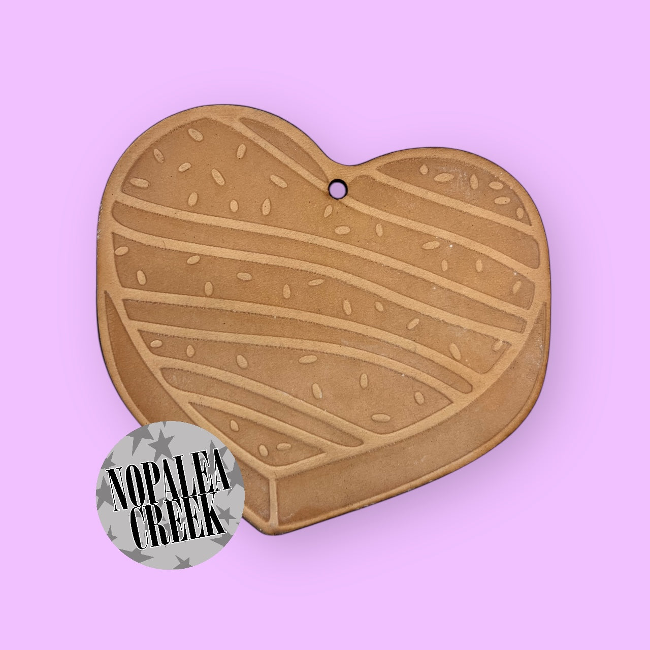 Heart Snack Leather Charms (SET OF 4)