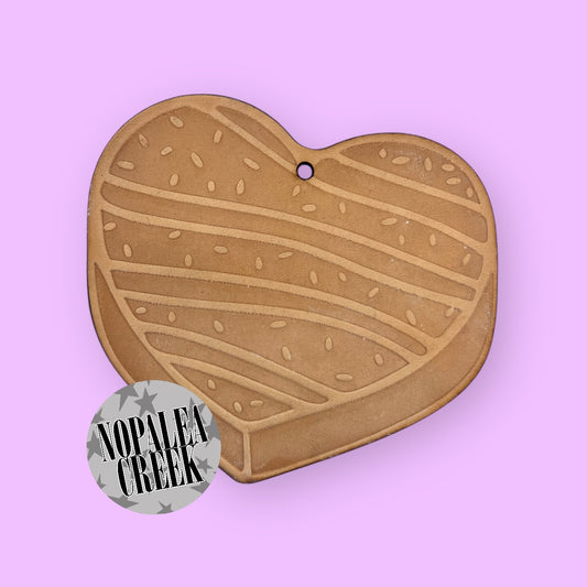 Heart Snack Leather Charms (SET OF 4)