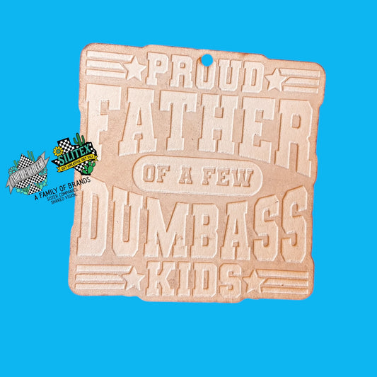 Proud Father Leather Cutouts