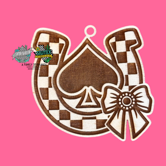 Checkered Horseshoe & Spade Timber Scent (SET OF 3)