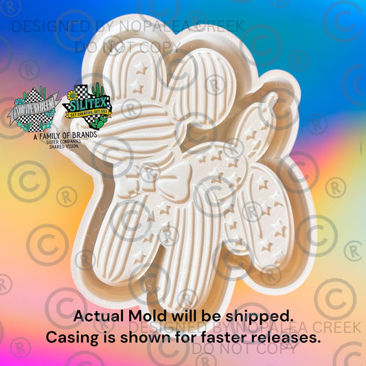 Patriotic Balloon Dog Silicone Mold