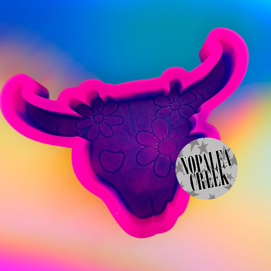 Retro Cow Skull Silicone Mold