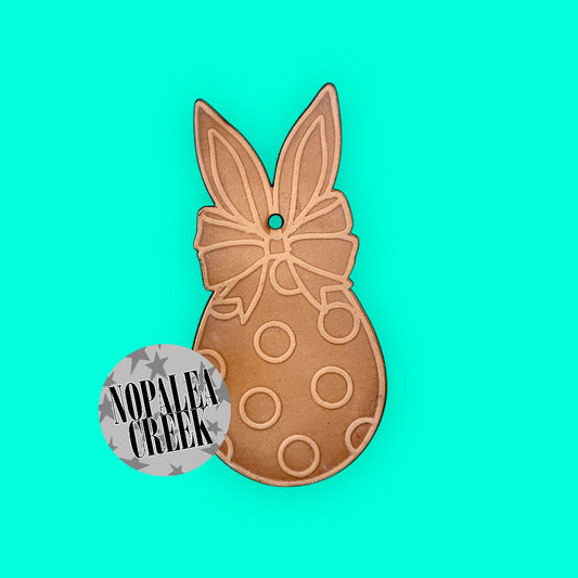 Polka Dot Easter Egg Leather Charms (SET OF 4)
