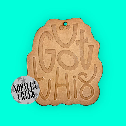 You Got This Leather Charms (SET OF 4)