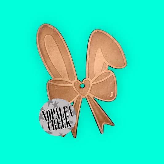 Cute Bunny Ears Leather Charms (SET OF 4)