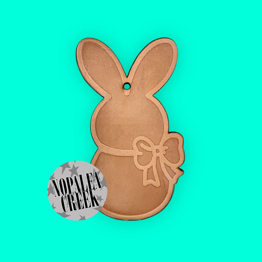 Peep and Bow Leather Charms (SET OF 4)