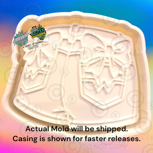 Western Shorts & Bows Silicone Mold