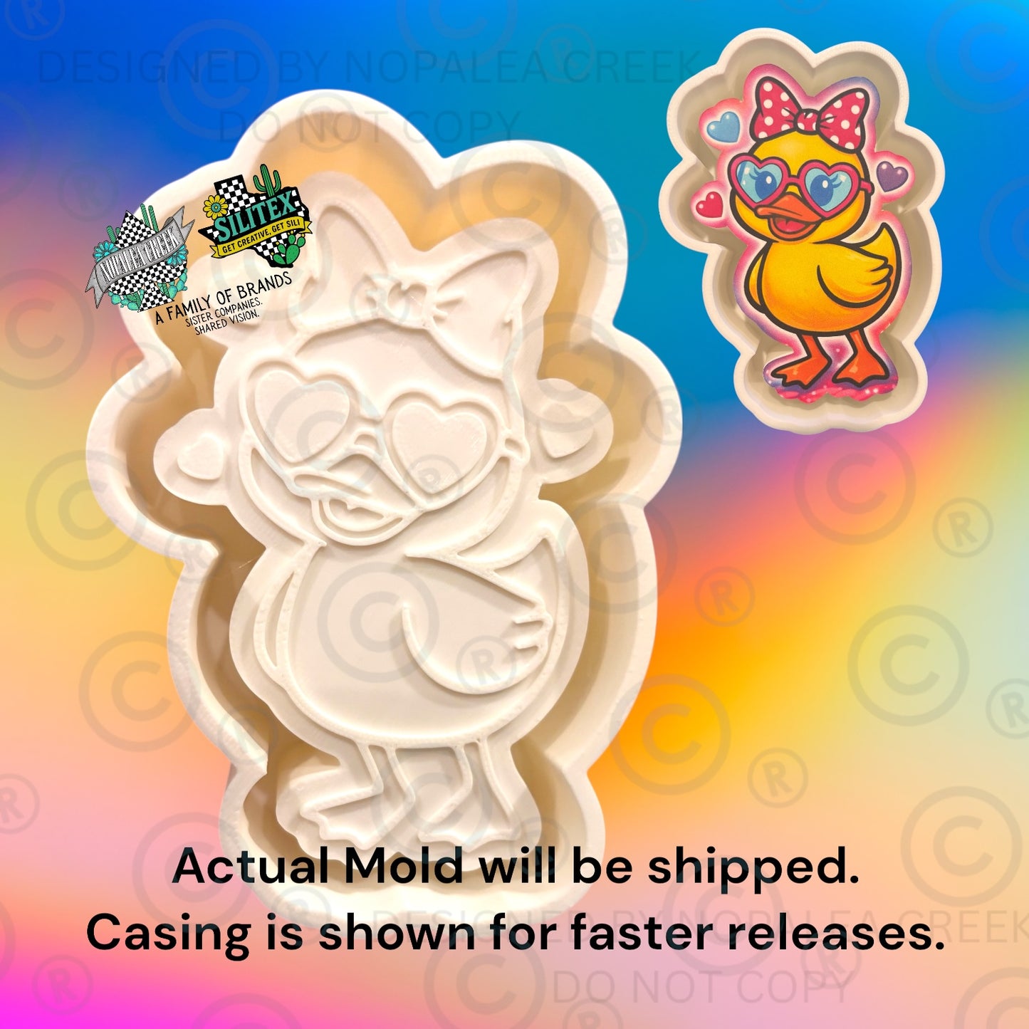 Sweet Peep Duck Silicone Mold