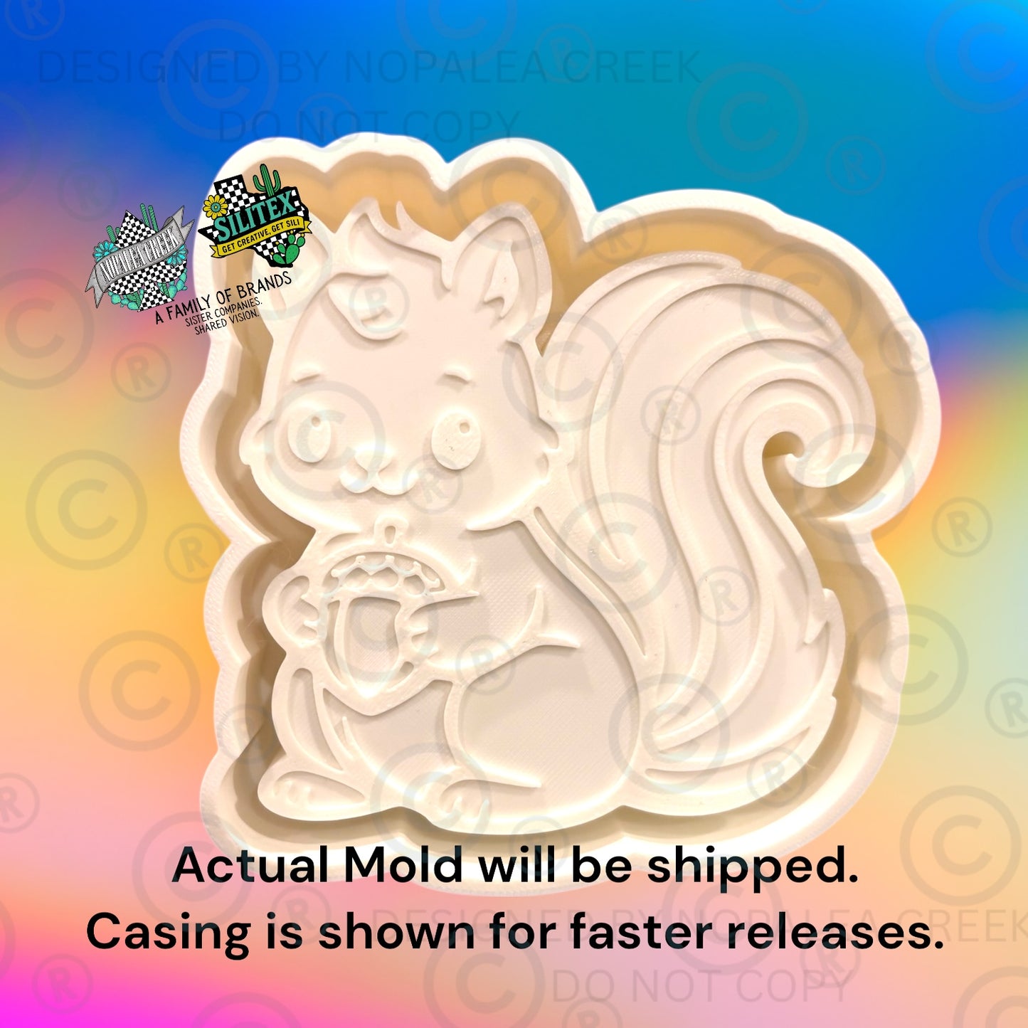 Squirrel & Nut Silicone Mold