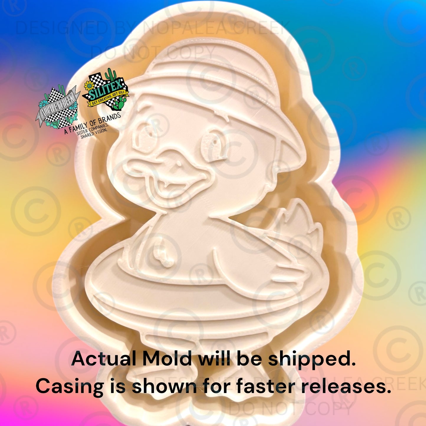Floatin' Duck Silicone Mold