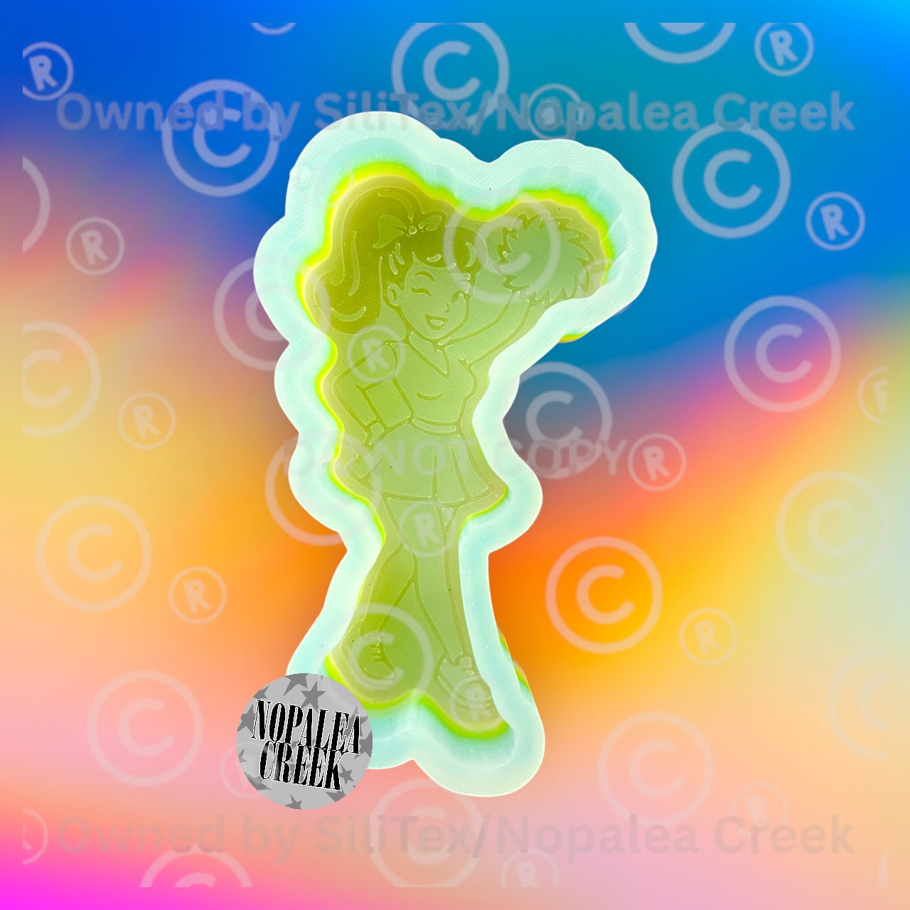 Cheerleader Pinup Silicone Mold©