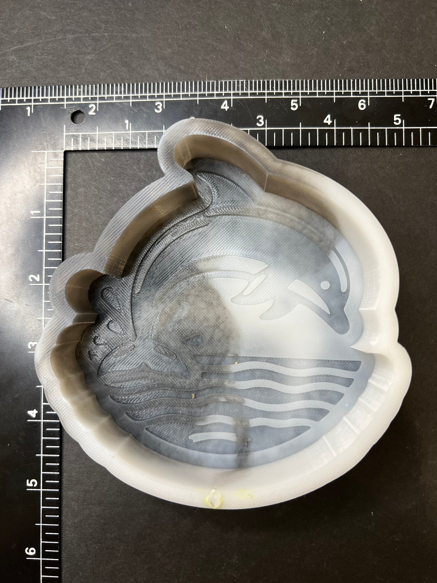 Splashing Dolphin Silicone Mold