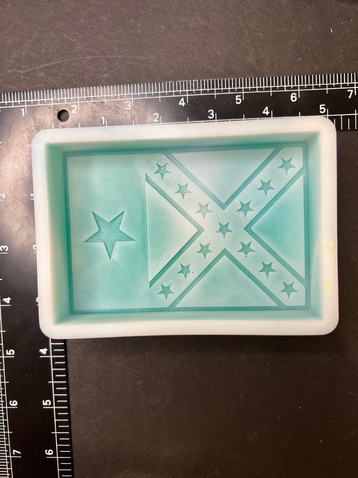 Texas War Flag Silicone Mold