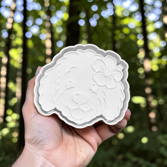 Hibiscus Golden Doodle Silicone Mold