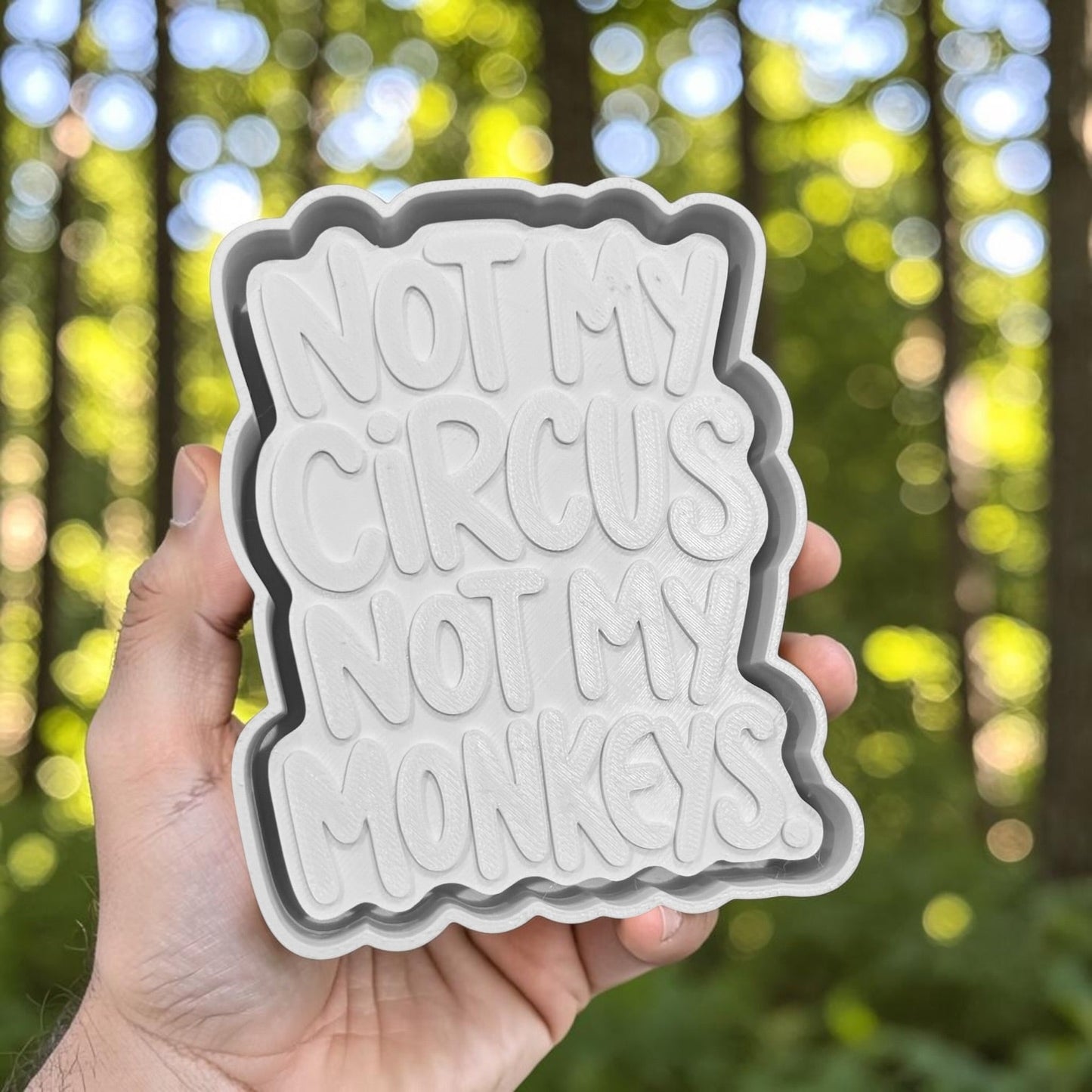 Not My Circus Silicone Mold