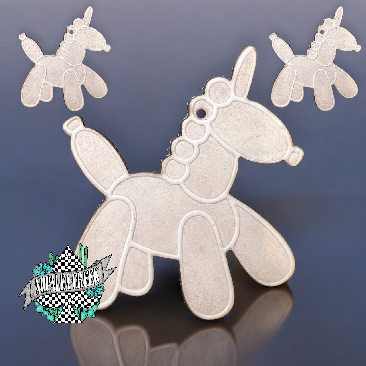 Unicorn Balloon Leather Charms (SET OF 4)