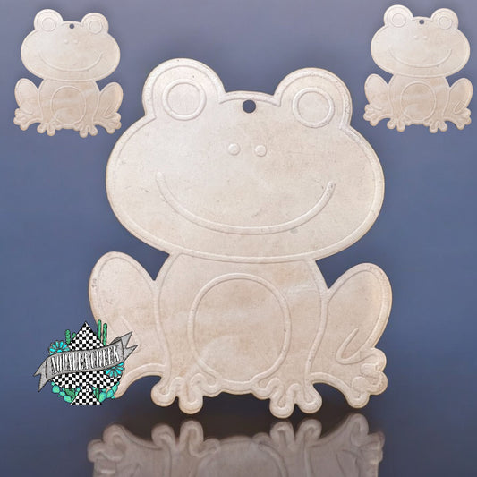 Simple Frog Leather Charms (SET OF 4)