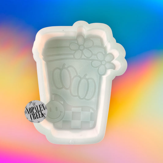 Groovy Pumpkin Coffee Silicone Mold