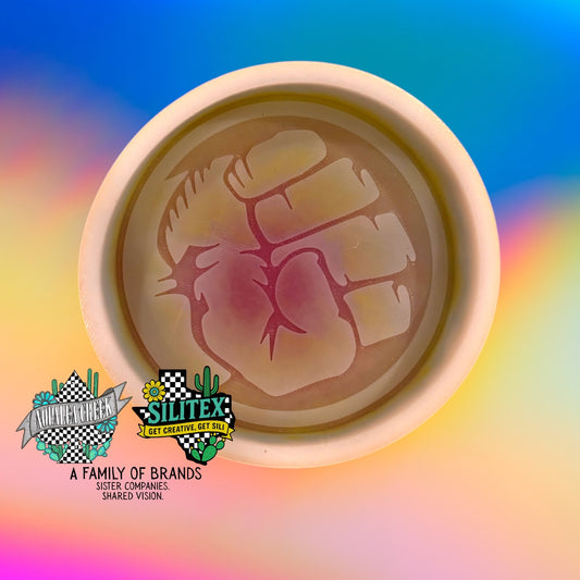 Green Guy Hand Silicone Mold