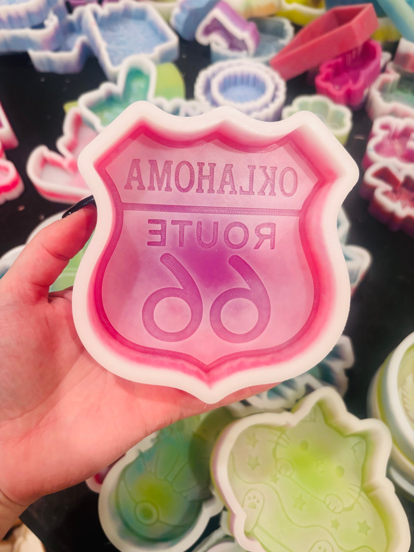Oklahoma Route 66 Silicone Mold