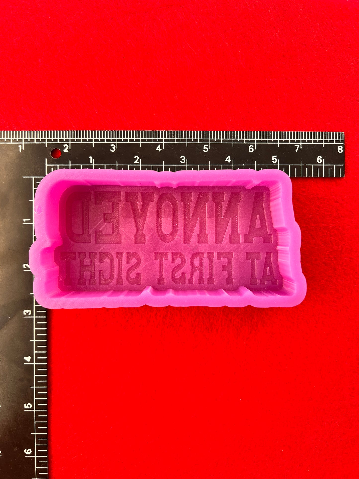 Annoyed at First Sight Silicone Mold