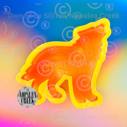 USA Wolf Silicone Mold©