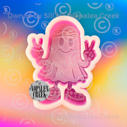 Groovy Retro Ghost Silicone Mold©