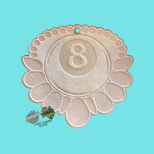 Lucky 8 Bloom Leather Cutouts
