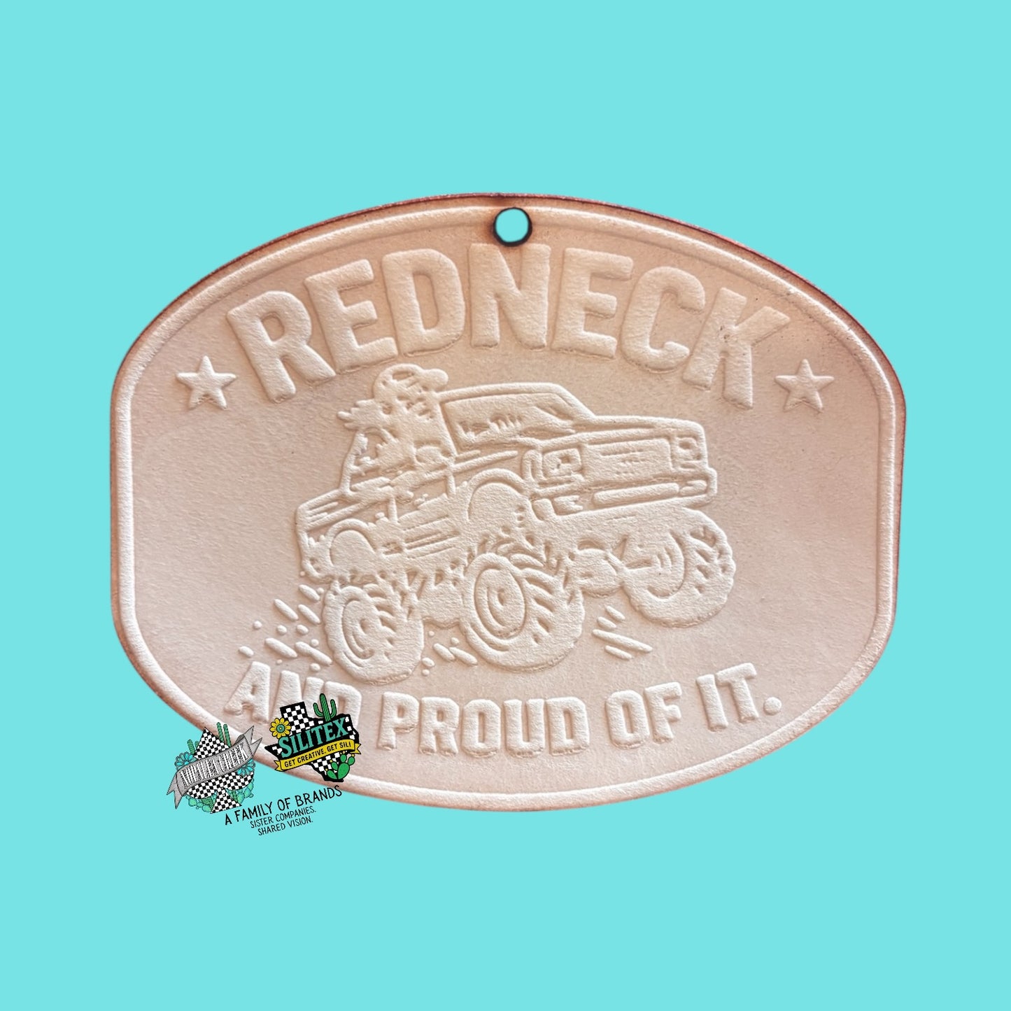 Redneck & Proud Leather Cutouts