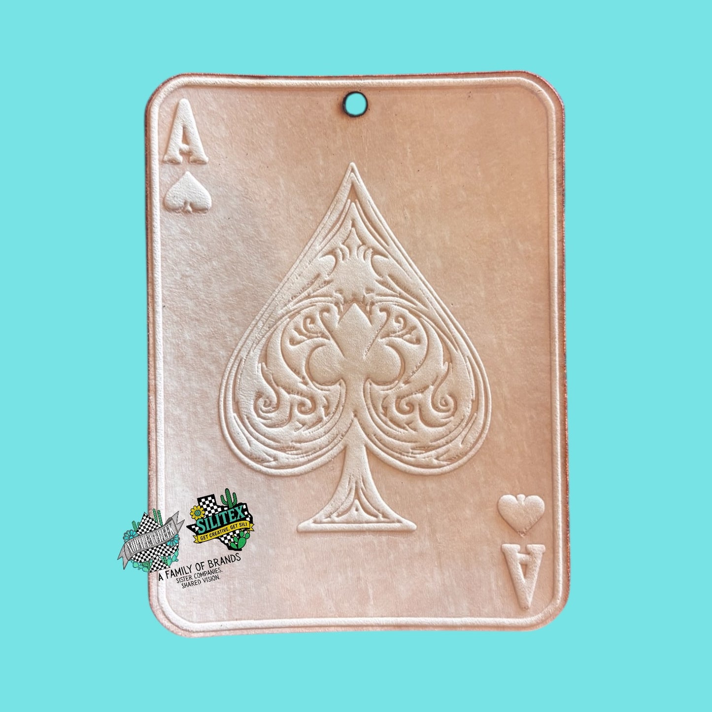 Western Ace Leather Cutouts