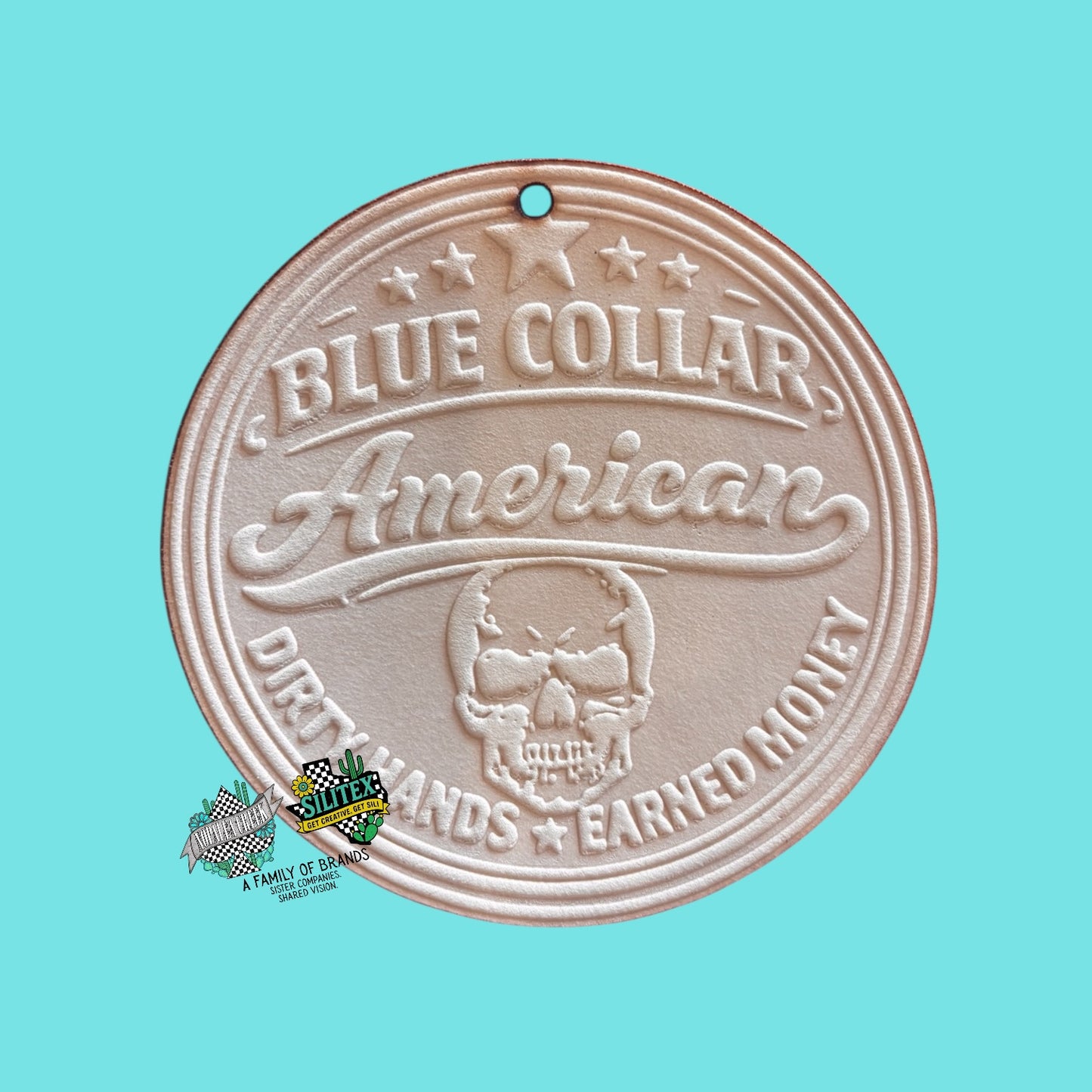 Blue Collar American Leather Cutouts